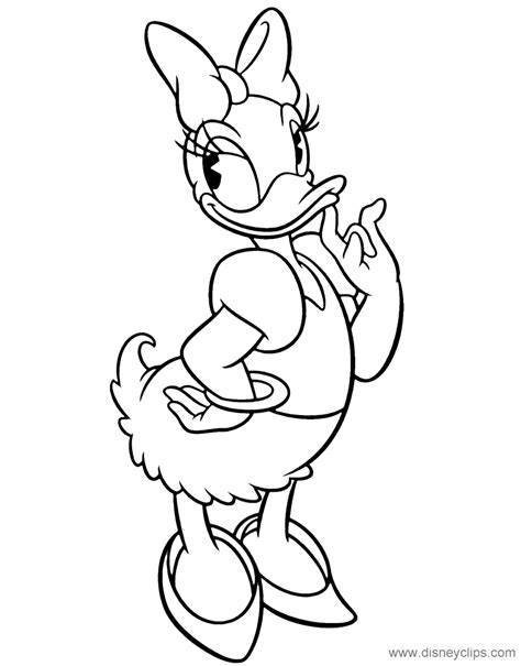 Disney Daisy Coloring Pages