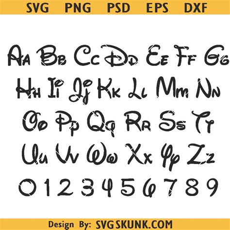 Unleash Your Inner Magic: Discover the Best Disney Font SVG Free Downloads!