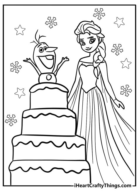Disney Frozen Coloring Book Pages