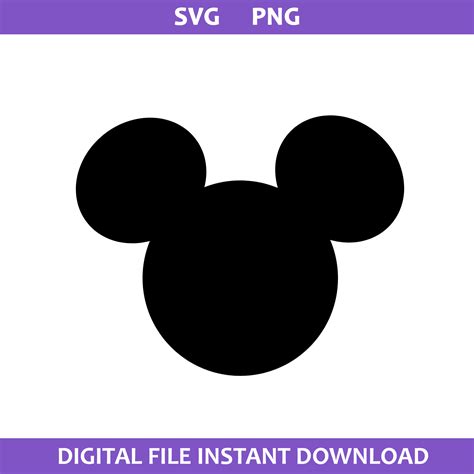 58+ Disney Head Svg, Mickey Head Disney Couple Svg Dxf Png Layered Cut File Cricut