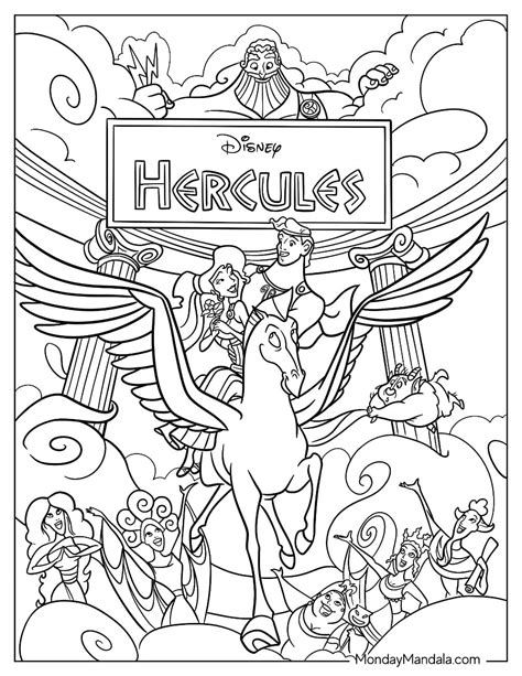 Disney Hercules Coloring Pages