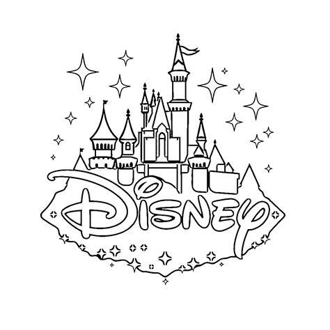 Disney Logo Coloring Pages