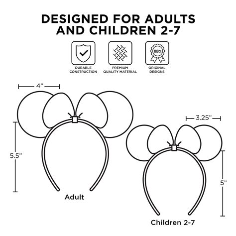 ディズニーカチューシャの位置と付け方