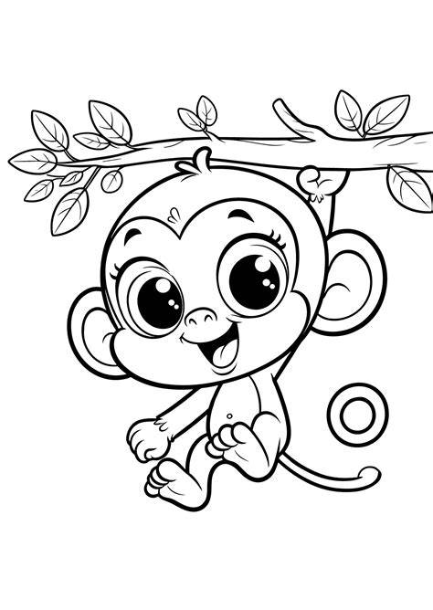 Disney Monkey Coloring Pages