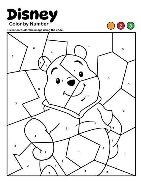 Disney Number Coloring Pages