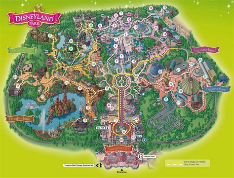 Disneyland Paris Park Map 2021