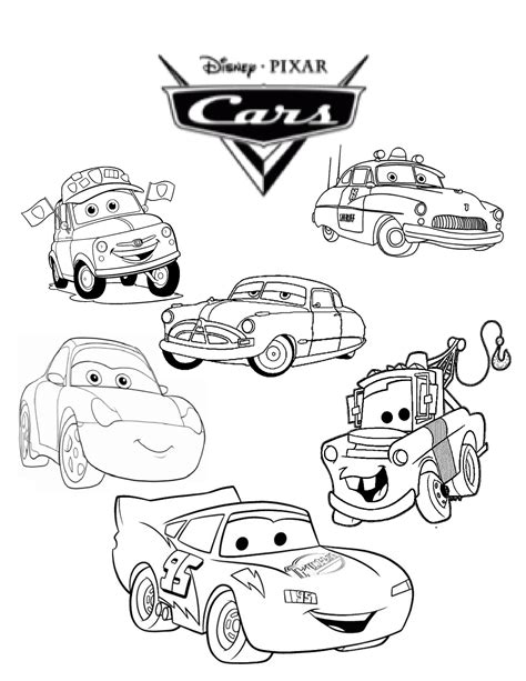 Pixar Cars Coloring Pages at Free printable