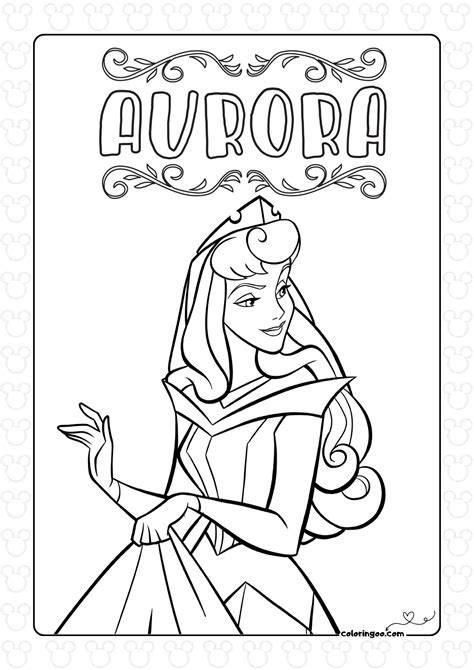 Disney Princess Aurora Coloring Pages