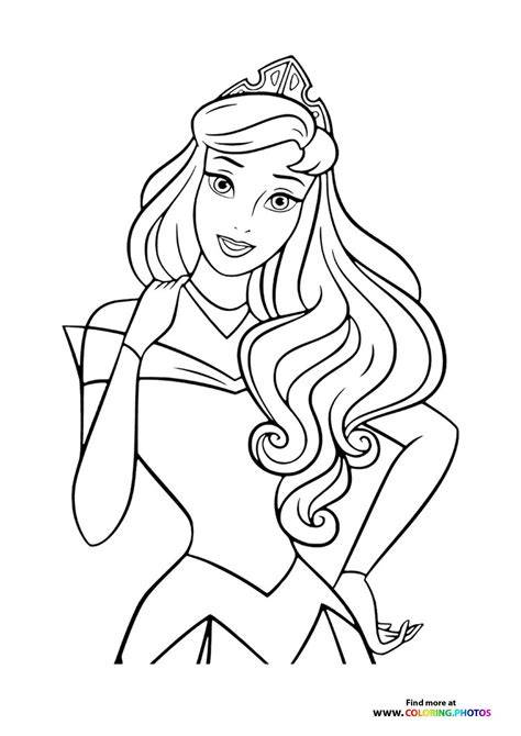 Disney Princess Color Pages