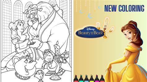 Disney Princess Coloring Pages Beauty And The Beast