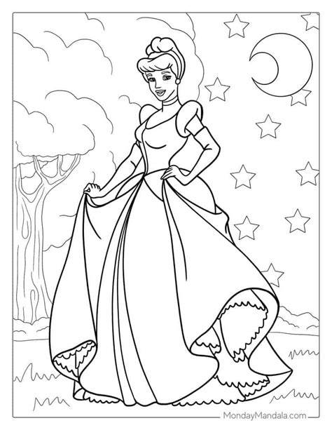 Disney Princess Coloring Pages Cinderella