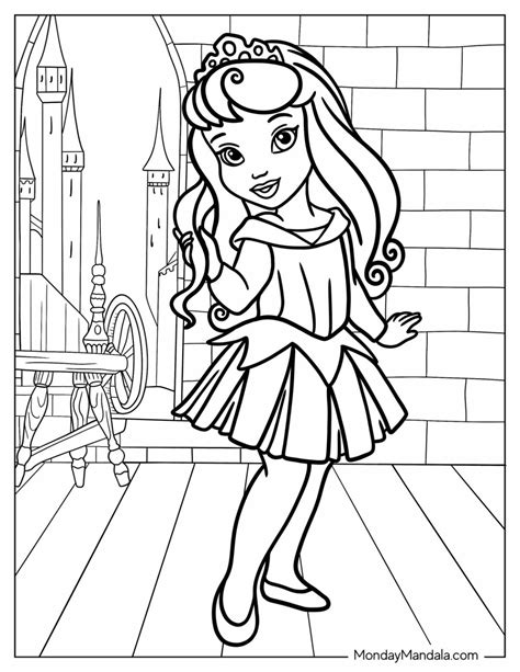 Disney Princess Coloring Pages Easy