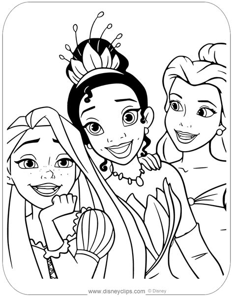 Disney Princess Coloring Sheets Free Printable