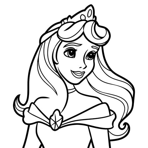 Disney Princess Kleurplaat