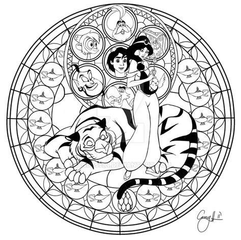 Disney Princess Mandala Coloring Pages
