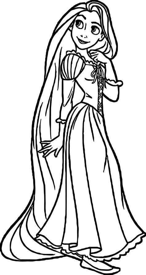 Disney Princess Rapunzel Coloring Pages