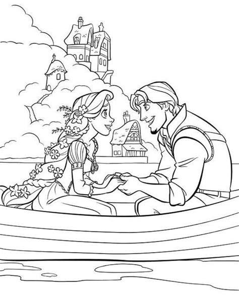 Disney Princess Tangled Coloring Pages