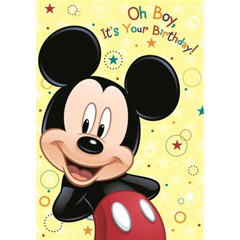 Disney Printable Birthday Cards