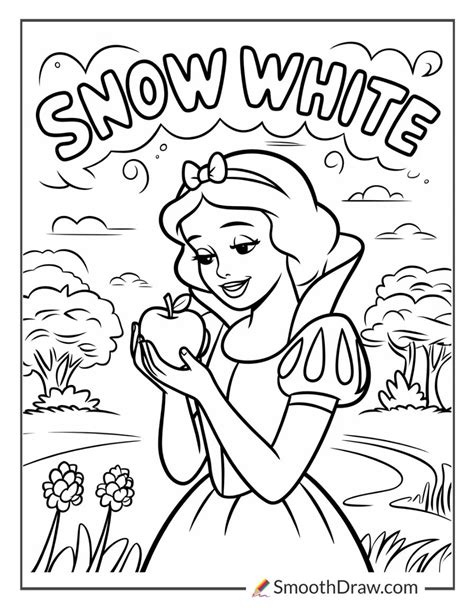 Disney Snow White Coloring Pages