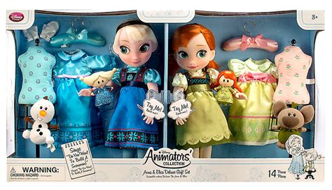 Disney Store: Frozen | Disney Animators' Collection | Anna And Elsa Deluxe Gift  Set - Youtube