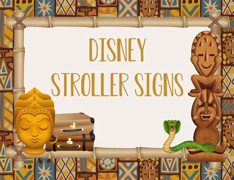 Disney Stroller Sign Printable