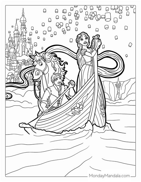 Disney Tangled Coloring Pages