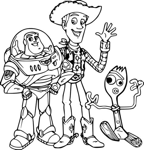 Disney Toy Story 4 Coloring Pages