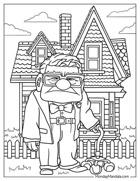 Disney Up House Coloring Pages