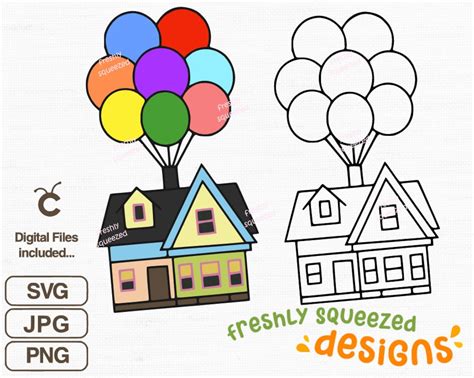 52+ Disney Up House Svg, House Disney Clipart White Coloring Movie Clip Pages Sheets Pixar Balloons Drawing Cliparts Colouring Color Classroom Theme Easy Printable Clipground