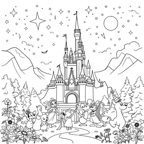 Disney Vacation Coloring Pages