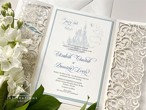 The Magic of Happily-Ever-After: Heartwarming Disney Wedding Invitations by Clintons!
