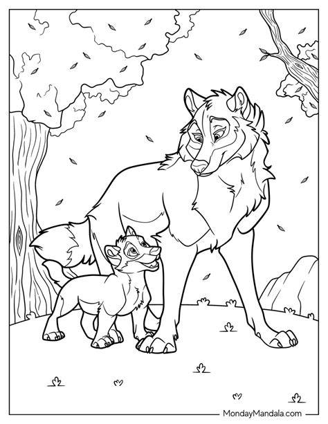Disney Wolf Coloring Pages
