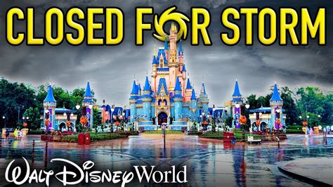 Magical Kingdom No More: Disney World Forced to Close its Gates in the Face of Hurricane Havoc.