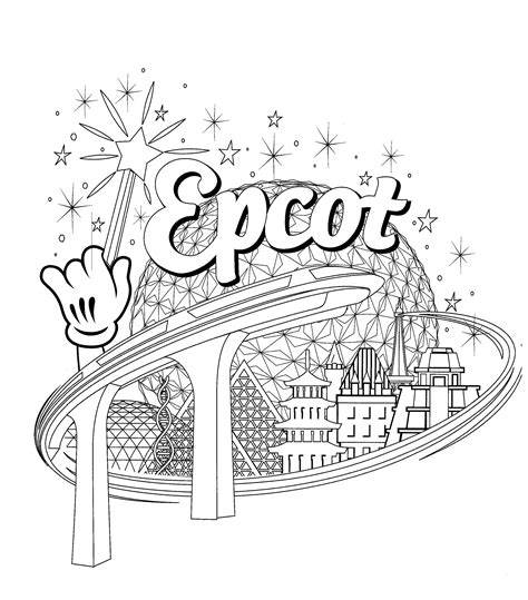 Disney World Coloring Page