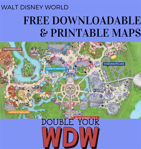 Disney World Map Printable