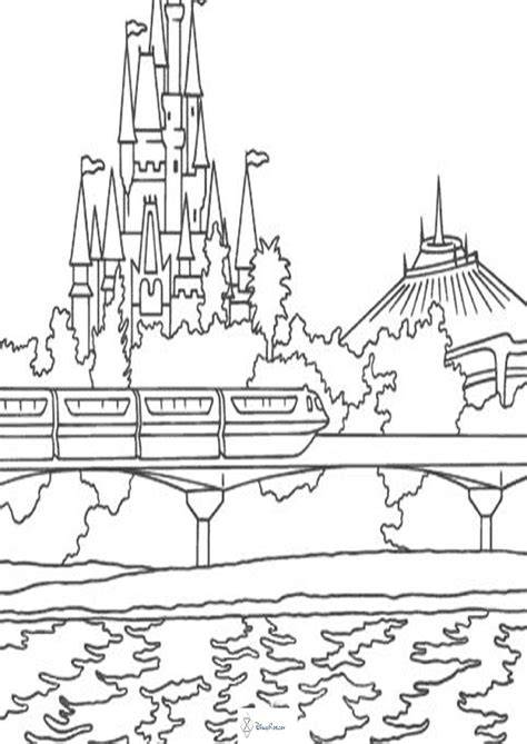Disney World Rides Coloring Pages