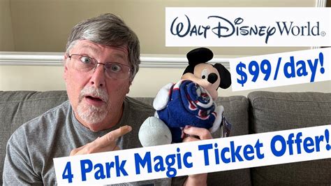 Disney World Tickets 4 Days $99