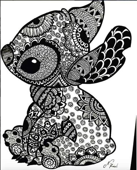Disney Zentangle Coloring Pages