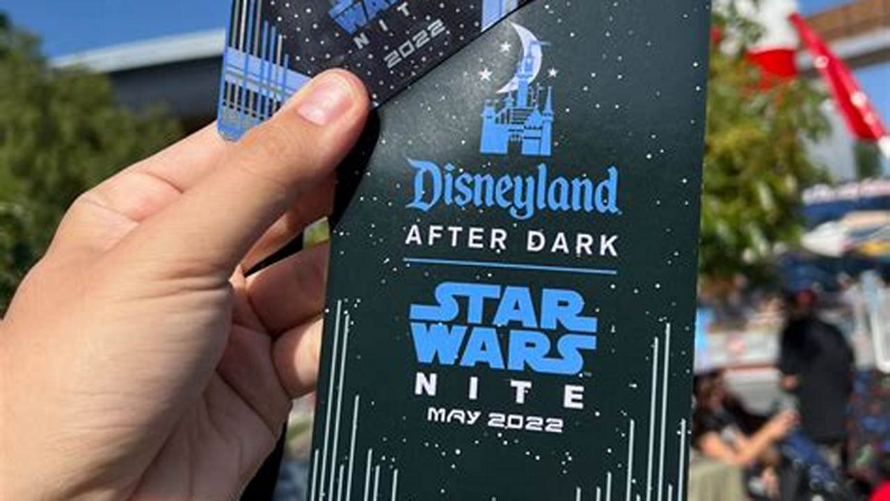 Disneyland After Dark Star Wars 2024