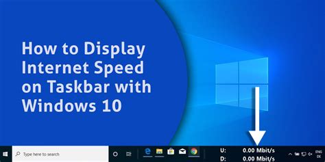 Display Internet Speed on Taskbar in Windows for Free