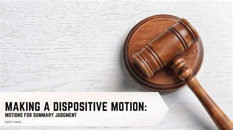 Dispositive Definition Law