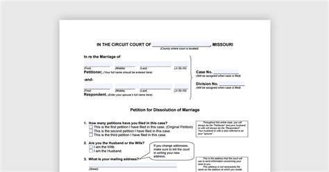 Unraveling the Knot: Navigating the Dissolution of Marriage in Missouri