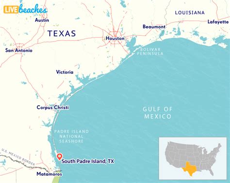 Distance South Padre Island To Mcallen Texas