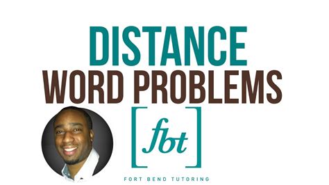 Distance Word Problems - YouTube