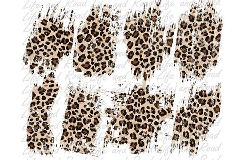 Download Distressed Leopard Sublimation DXF Files