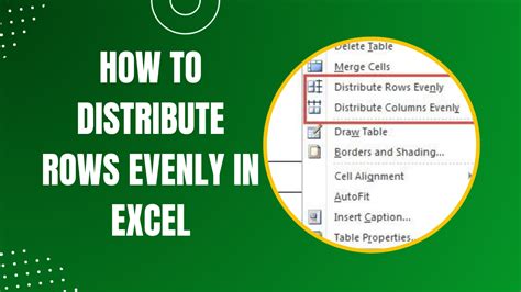 Distribute Evenly and Scrunch