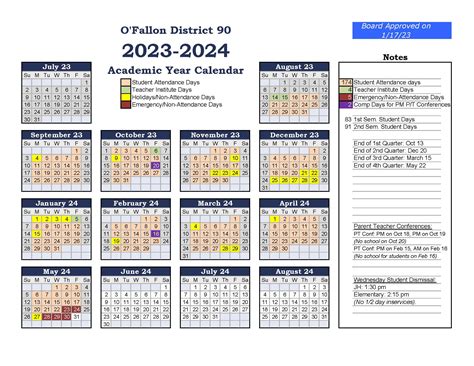 District 90 Calendar