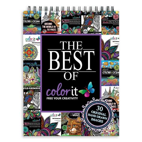 Diverse Themes in Colorit Coloring Books