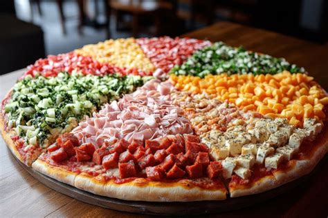 Divided Large Pizza