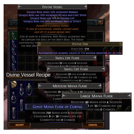 Divine Vessel Recipe